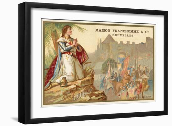 Louis IX of France and the Eighth Crusade, 1270-null-Framed Giclee Print