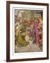 Louis IX, Saint and Crusader Renowned for His Compassion for the Sick and Needy-null-Framed Art Print