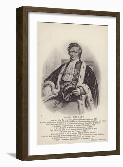 Louis Jacques Thenard-null-Framed Giclee Print