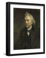 Louis Jacques Veltman, Actor-Jozef Israels-Framed Art Print