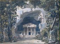 The Girandola at the Castel Sant'Angelo, c.1781-Louis Jean Desprez-Framed Giclee Print