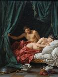 Cupid and Psyche, before 1805-Louis-Jean-François Lagrenée-Stretched Canvas