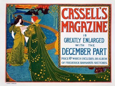 Advertisement for 'Cassell's Magazine', 1896