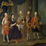 Maria Theresia Mit Vier Soehnen, 1775-Louis Joseph Maurice-Mounted Giclee Print