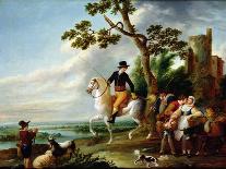 Four Hours of Day: Vespers, 1774-Louis Joseph Watteau-Giclee Print