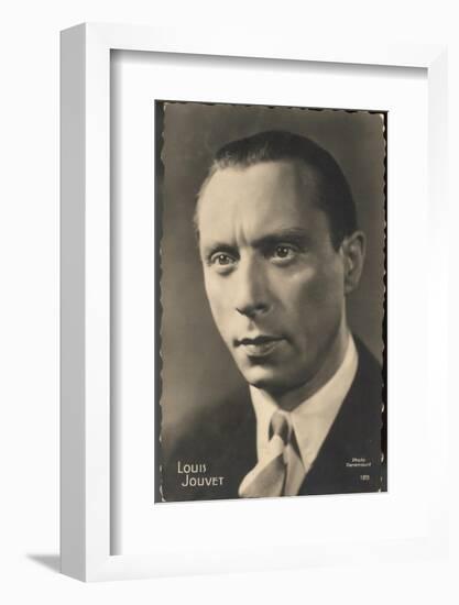 Louis Jouvet, French Stage and Screen Actor-null-Framed Photographic Print