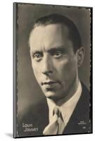 Louis Jouvet, French Stage and Screen Actor-null-Mounted Photographic Print