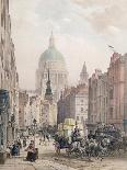 Fleet Street, C.1850-Louis Jules Arnout-Giclee Print