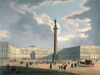 Palace Square, Arch of the Army Headquarters, St. Petersburg, Printed by Lemercier, Paris, c.1840-Louis Jules Arnout-Giclee Print