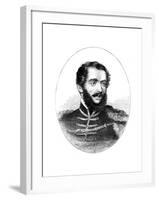 Louis Kossuth, Hungarian Lawyer, Politician and Regent-President, 1850-null-Framed Giclee Print