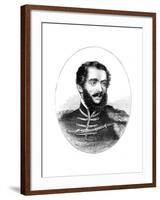 Louis Kossuth, Hungarian Lawyer, Politician and Regent-President, 1850-null-Framed Giclee Print