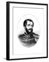 Louis Kossuth, Hungarian Lawyer, Politician and Regent-President, 1850-null-Framed Giclee Print