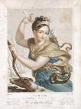 Décor de la salle à manger : danseuse dans le goût pompéien, d'après un dessin de Percier-Louis Lafitte-Giclee Print