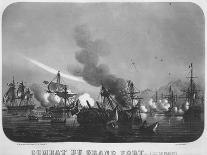 Naval Battle of Grand Port, Mauritius, in 1810-Louis Le Breton-Giclee Print