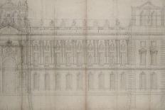 Chateau de Vincennes: Elevation of the Facade of a Corner Pavilion, 1658-Louis Le Vau-Framed Giclee Print