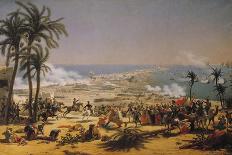 Attack on a Large Convoy at Salinas, Biscay, 25th May 1812-Louis Lejeune-Giclee Print