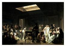 A Game of Billiards-Louis-Leopold Boilly-Art Print