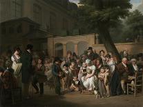 Painting of Family Game of Checkers, Ca 1803-Louis Leopold Boilly-Giclee Print