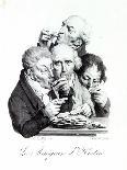 The Glasses, Engraved by Francois Seraphin Delpech-Louis Leopold Boilly-Giclee Print