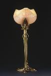 Table Lamp "Waterlily" Model Created Circa 1902-1904-Louis Majorelle-Stretched Canvas