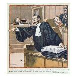 An Advocate in Full Swing in the Courtroom-Louis Malteste-Photographic Print