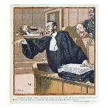 An Advocate in Full Swing in the Courtroom-Louis Malteste-Framed Photographic Print