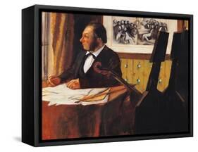 Louis Marie Pilet-Edgar Degas-Framed Stretched Canvas