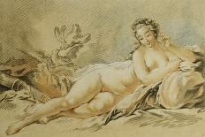 Venus with Doves, 18th Century-Louis Marin Bonnet-Framed Stretched Canvas