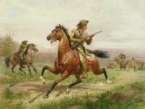 Maurer: Horse Race-Louis Maurer-Mounted Premium Giclee Print