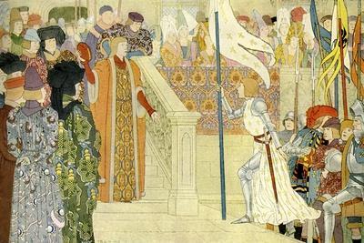 Joan of Arc is received by Charles VII of France