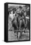 Louis Mountbatten Wheels His Cousin, the Prince of Wales, at a Gymkhana in Malta, 1936-null-Framed Stretched Canvas