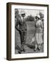 Louis Mountbatten with His Fiancee Edwina Ashley-null-Framed Photographic Print