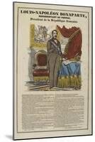 Louis-Napoléon Bonaparte, représentant du peuple, président de la République française-null-Mounted Giclee Print