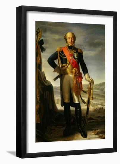 Louis Nicolas Davout, Duke of Auerstaedt, 1852-Tito Marzocchi de Bellucci-Framed Art Print