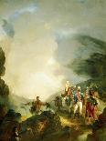 Royal Neapolitan Troops at Vesuvius-Louis Nicolas Lemasle-Framed Giclee Print