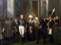 Visit of Prince of Salerno, Leopold of Bourbon to French Institute-Louis Nicolas Lemasle-Giclee Print