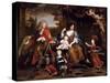 Louis of France, Grand Dauphin (1661-171), with His Family-Pierre Mignard-Stretched Canvas