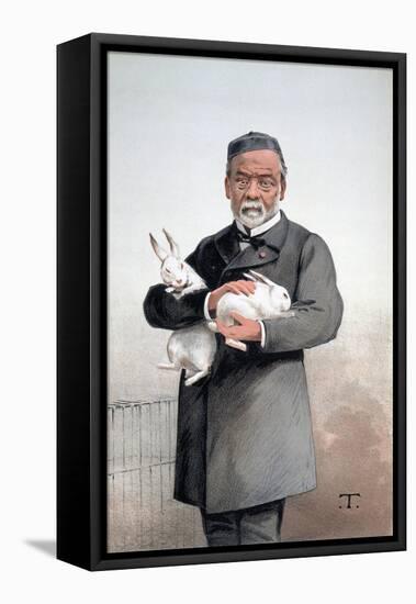 Louis Pasteur (1822-1895)-Theobald Chartran-Framed Stretched Canvas