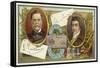 Louis Pasteur and Edward Jenner-null-Framed Stretched Canvas