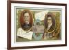 Louis Pasteur and Edward Jenner-null-Framed Giclee Print