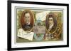 Louis Pasteur and Edward Jenner-null-Framed Giclee Print