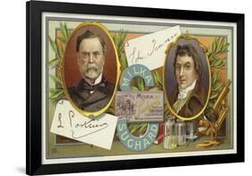 Louis Pasteur and Edward Jenner-null-Framed Giclee Print