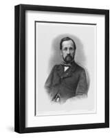 Louis Pasteur French Chemist and Microbiologist in 1863-Schultz-Framed Art Print