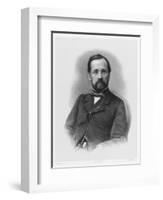 Louis Pasteur French Chemist and Microbiologist in 1863-Schultz-Framed Art Print