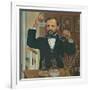 Louis Pasteur French Chemist and Microbiologist, in His Laboratory, Ca. 1880s-null-Framed Art Print