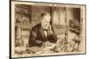 Louis Pasteur French Chemist and Microbiologist in His Laboratory-H. Wagner-Stretched Canvas