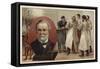 Louis Pasteur, French Chemist and Microbiologist-null-Framed Stretched Canvas