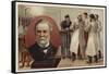 Louis Pasteur, French Chemist and Microbiologist-null-Framed Stretched Canvas