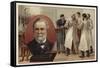 Louis Pasteur, French Chemist and Microbiologist-null-Framed Stretched Canvas