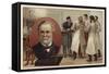Louis Pasteur, French Chemist and Microbiologist-null-Framed Stretched Canvas